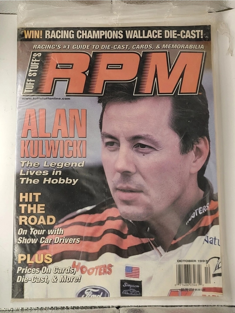 Tuff Stuff's RPM Alan Kulwicki Cover 1997 NASCAR Racing